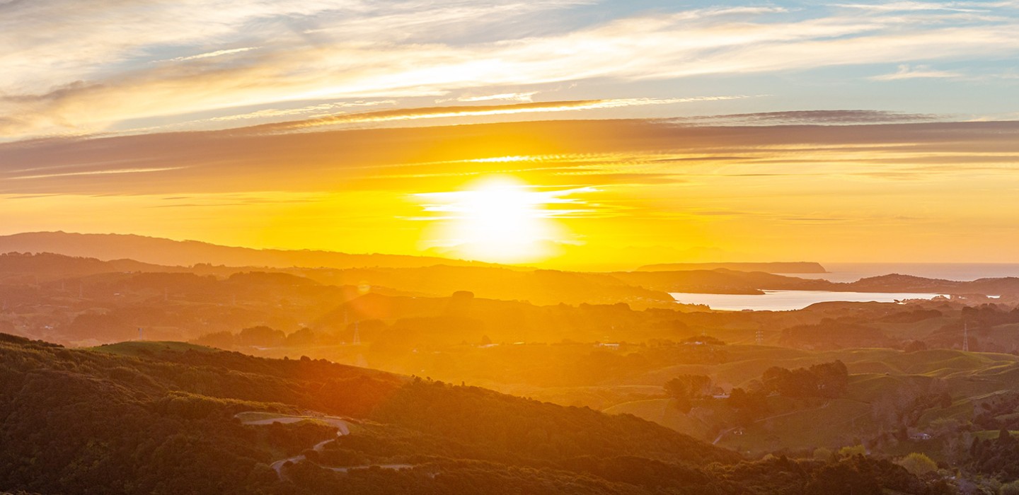 Sunset - Ahoroa Estate, Wellington